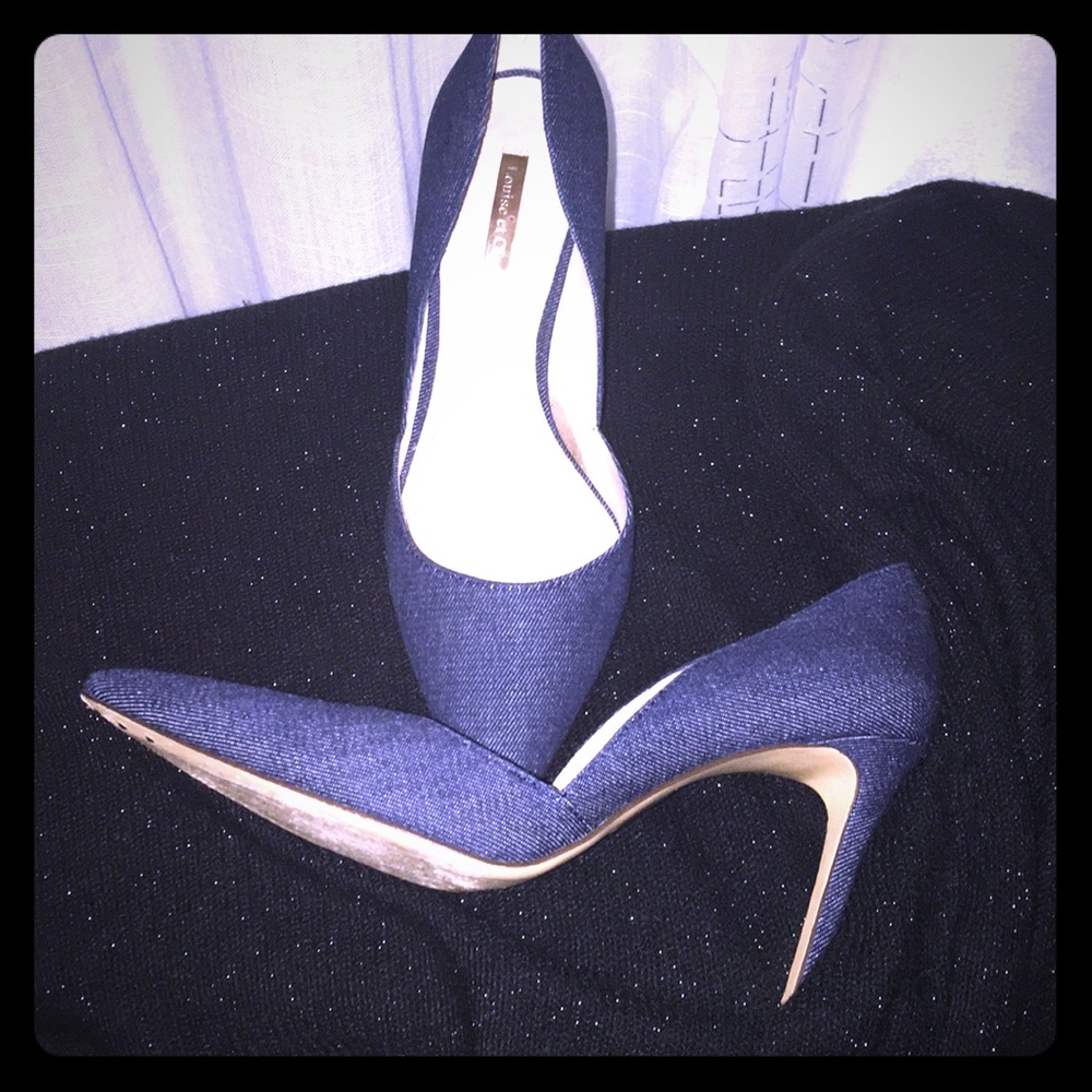 Blue denim Louise et Cie worn 3x  notip scratches